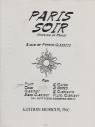 Paris Soir (Evening in Paris) - Flute and Piano