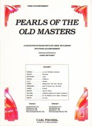 Pearls of the Old Masters, Volume 1 - Piano Accompaniment