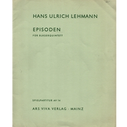 Episoden - Flute, Oboe, Clarinet, Horn and Bassoon (Score)