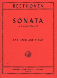 Sonata in F Major, Op. 17 - Horn and Piano