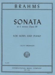 Sonata in E Minor, Op. 38 - Horn and Piano