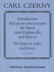 Introduction Variations Concertantes, Op. 248 - Horn (or Cello) and Piano