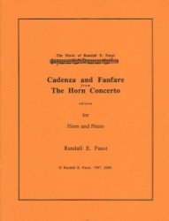Cadenza and Fanfare (from the Horn Concerto) - Horn and Piano
