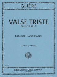 Valse Triste, Op. 35, No. 7 - Horn and Piano