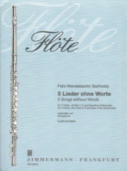 5 Songs Without Words - Flute Quartet