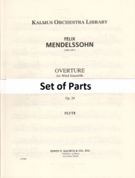 Overture in C, Op. 24 - Score