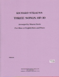 3 Songs, Op. 10 - English Horn and Piano