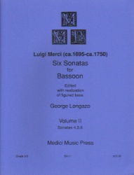 6 Sonatas, Vol. 2 - Bassoon and Piano