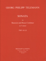 Sonata in F Minor - Bassoon and Piano
