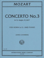 Concerto No. 3 in E-flat Major, K. 447 - Horn and Piano