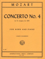 Concerto No. 4 in E-flat Major, K. 495 - Horn and Piano