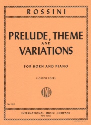 Prelude, Theme and Variations - Horn and Piano