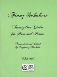 21 Lieder for Horn and Piano, Volume 1