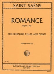 Romance, Op. 36 - Horn (or Cello) and Piano