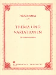 Theme and Variations, Op. 13 - Horn and Piano