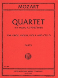 Quartet in F Major, K. 370 - Oboe, Violin, Viola, and Cello