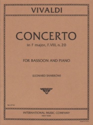 Concerto in F Major, RV 489 - Bassoon and Piano