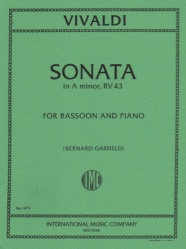 Sonata No. 3 in A Minor, RV 43 - Bassoon and Piano