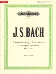 15 2-Part Inventions BWV 772-786 - Piano