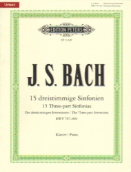 15 3-Part Sinfonias, BWV 787-801 - Piano