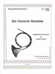 6 Canonic Sonatas - Horn Duet