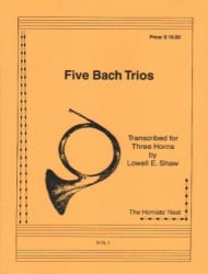Bach Trios, Vol. 1 - Horn Trio