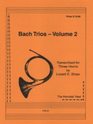 Bach Trios, Vol. 2 - Horn Trio