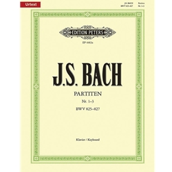 Partitas for Keyboard, Volume 1: Nos. 1-3 BWV 825-827