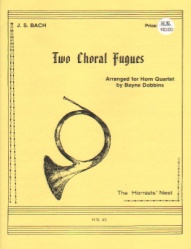 2 Choral Fugues - Horn Quartet