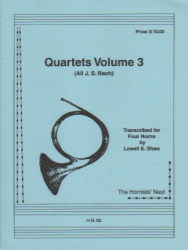 Quartets, Volume 3 - Horn Quartet