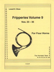 Fripperies, Vol. 9 (Nos. 33-36) - Horn Quartet