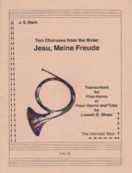 Jesu, Meine Freude - Horn Quintet or Horn Quartet with Tuba