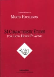 34 Characteristic Etudes for Low Horn Playing