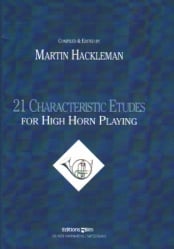 21 Characteristic Etudes for High Horn Playing