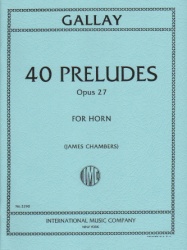40 Preludes, Op. 27 - Horn