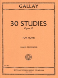 30 Studies, Op. 13 -  Horn