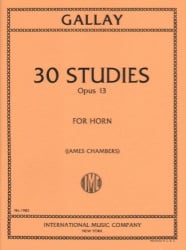 30 Studies, Op. 13 -  Horn