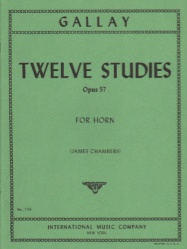 12 Studies, Op. 57 - Horn