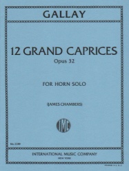 12 Grand Pieces, Op. 32 - Horn