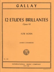 12 Etudes Brillantes, Op.43 - Horn