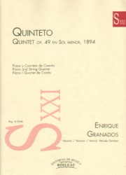Quintet in G minor, Op. 49 - Piano and String Quartet