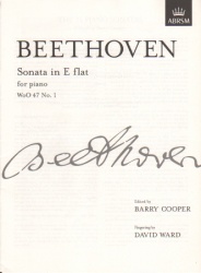 Sonata in E-flat Major, WoO 47, No. 1 - Piano