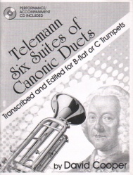 6 Suites of Canonic Duets (Book/CD) - Trumpet Duet