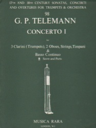 Concerto No. 1 - Trumpet Trio and Orchestra (Score and Parts)