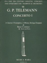 Concerto No. 1 - Trumpet Trio and Orchestra (Score and Parts)