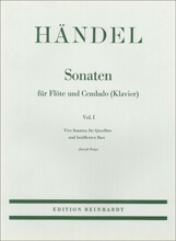 Sonatas for Flute and Keyboard, Vol. 1