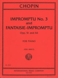 Impromptu No. 3 and Fantaisie-Impromtu - Piano