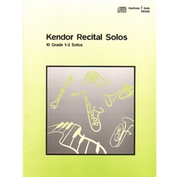 Kendor Recital Solos: Baritone T.C. (Book/CD) -  Baritone Part