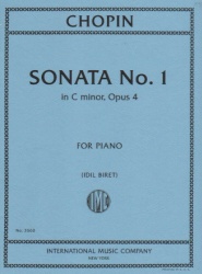 Sonata No. 1 in C Minor, Op. 4 - Piano