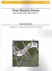 3 Slavonic Dances - Flute Quartet and Piano